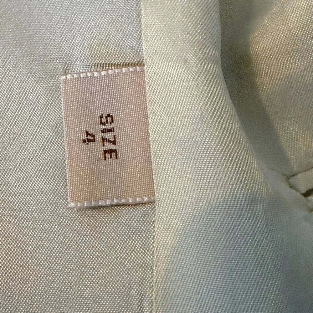 Vintage Bensons‎ St. Louis Blazer Size 4 Light Gray 80s Career Jacket USA Read